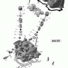 DS 450EFI STD Головка цилиндров