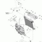 Outlander STD, XT, 800R EFI Система охлаждения