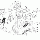 700 Mud Pro LTD Передний багажник крыло и фара