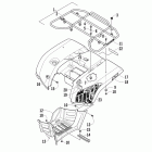450 Rear rack, body panel, and footwell assemblies (4cusr / ...