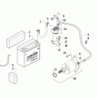 425 CR АКБ и стартер