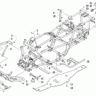 TBX 700 GT Frame, taillight, and related parts