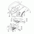 TRV 450 GT Заднее крыло и подножки