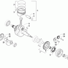 450 Коленчатый ,балансилный вал и поршни