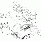 650 Передний багажник крыло и фара