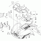 450 Front rack, body panel, and headlight assemblies (4cusr ...