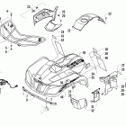 425 CR Передний багажник крыло и фара