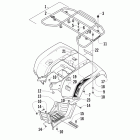 700 Задний багажник ,крыло и подножки