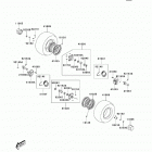 KFX90 (KSF90-ACF) Переднее колесо