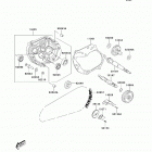 KFX90 (KSF90-ACF) Валы и вилки переключения передач