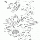 KFX450R (KSF450-BCS) Подножки