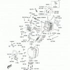 KFX50 (KSF50-BEF) Головка цилиндра