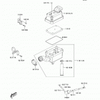 KFX50 (KSF50-BEF) Воздухозаборник