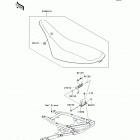 KFX450R (KSF450-BCS) Сидение