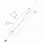 KFX90 (KSF90-ACF) Глушитель