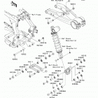 KFX450R (KSF450-BCS) Задняя подвеска