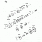 Brute Force 650 4x4 (KVF650-DDF) Трансмиссия