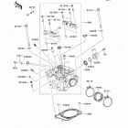 KFX450R (KSF450-BCS) Головка цилиндра