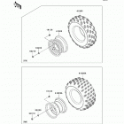 KFX450R (KSF450-BCS) Колеса,покрышки
