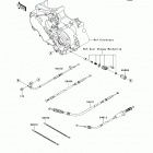 KFX450R (KSF450-BCS) Тросы управления