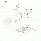 Brute Force 650 4x4 (KVF650-DBF) Педаль тормоза