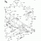 Brute Force 650 4x4 (KVF650-DBF) Рама ,крепежные детали