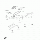 Brute Force 300 (KVF300-CCF) Глушитель