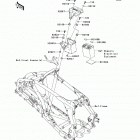 KFX450R (KSF450-BCS) Короб для АКБ