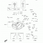 Brute Force 300 (KVF300-CCF) Топливный бак