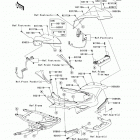 KFX450R (KSF450-BCS) Заднее крыло