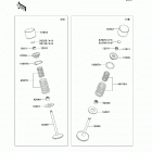KFX450R (KSF450-BCS) Клапана