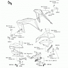 KFX450R (KSF450-BCS) Отражатели