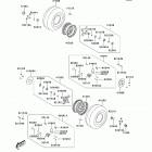 Brute Force 300 (KVF300-CCF) Переднее колесо