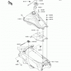 KFX450R (KSF450-BCS) Топливный бак