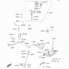 Brute Force 300 (KVF300-CCF) Задний торм цилиндр