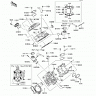 Brute Force 650 4x4 (KVF650-DBF) Головка цилиндра