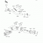 KFX450R (KSF450-BCS) Глушитель
