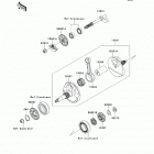KFX450R (KSF450-BCS) Коленвал