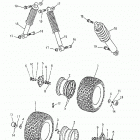 Mini DS 90 2-strokes Front wheel, suspension 170-17