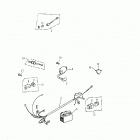 Mini DS 90 4-strokes Tail light, electrical parts 172-25