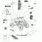DS 650 Baja Decals (frame and body)