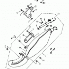 Mini DS 50 2-strokes Exhaust 166-07