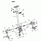 Mini DS 50 2-strokes Steering system 166-23