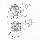 Mini DS 90 4-strokes Cylinder, cylinder head 172-02