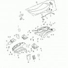 Mini DS 90 4-strokes Body cover, seat 172-18