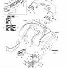 Quest, Green/vert Кузовные детали задние вид