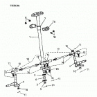Mini DS 90 2-strokes Steering system 170-23