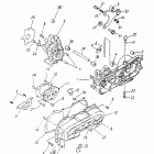 Mini DS 50 2-strokes Crankcase 166-08