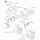 Brute Force 750 4x4i EPS (KVF750-GCF) Багажник-кузов