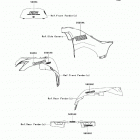 Brute Force 750 4x4i EPS (KVF750-HCF) Наклейки